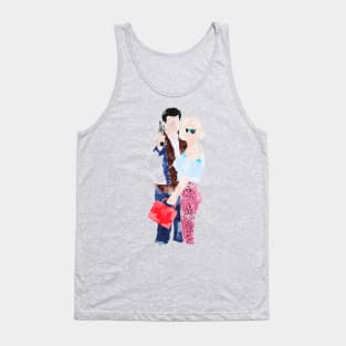 True Romance Clarence & Alabama watercolour Tank Top